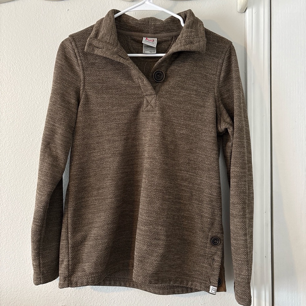 Avalanche Brown Cowl Neck Sweater